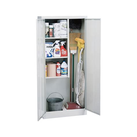 steel janitorial cabinet|Sandusky Lee Welded Steel Janitorial Cabinet .